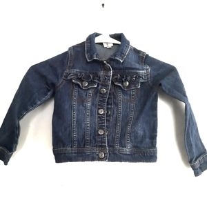 Kids 5-T Denim Jacket Girls Outerwear Coat Clothing Nina Chaqueta